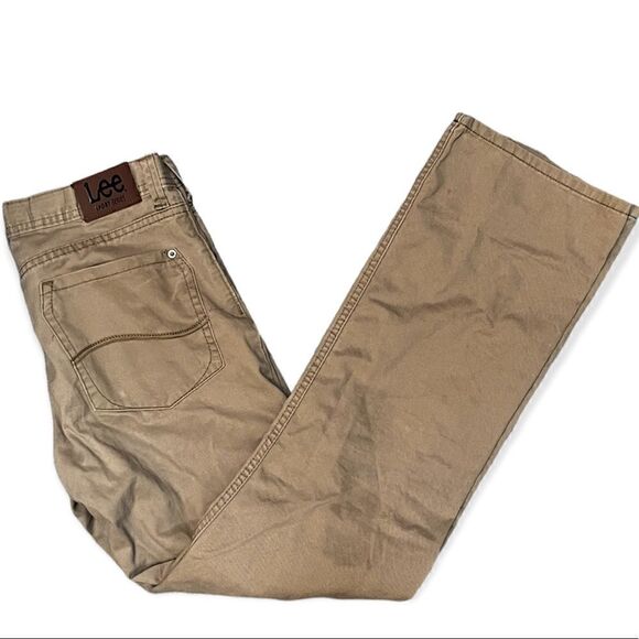 3/$25 SALE: LEE SLIM STRAIGHT LEG COMFORT SCHOOL UNIFORM PANTS TAN BOYS SIZE 18 - Picture 10 of 16